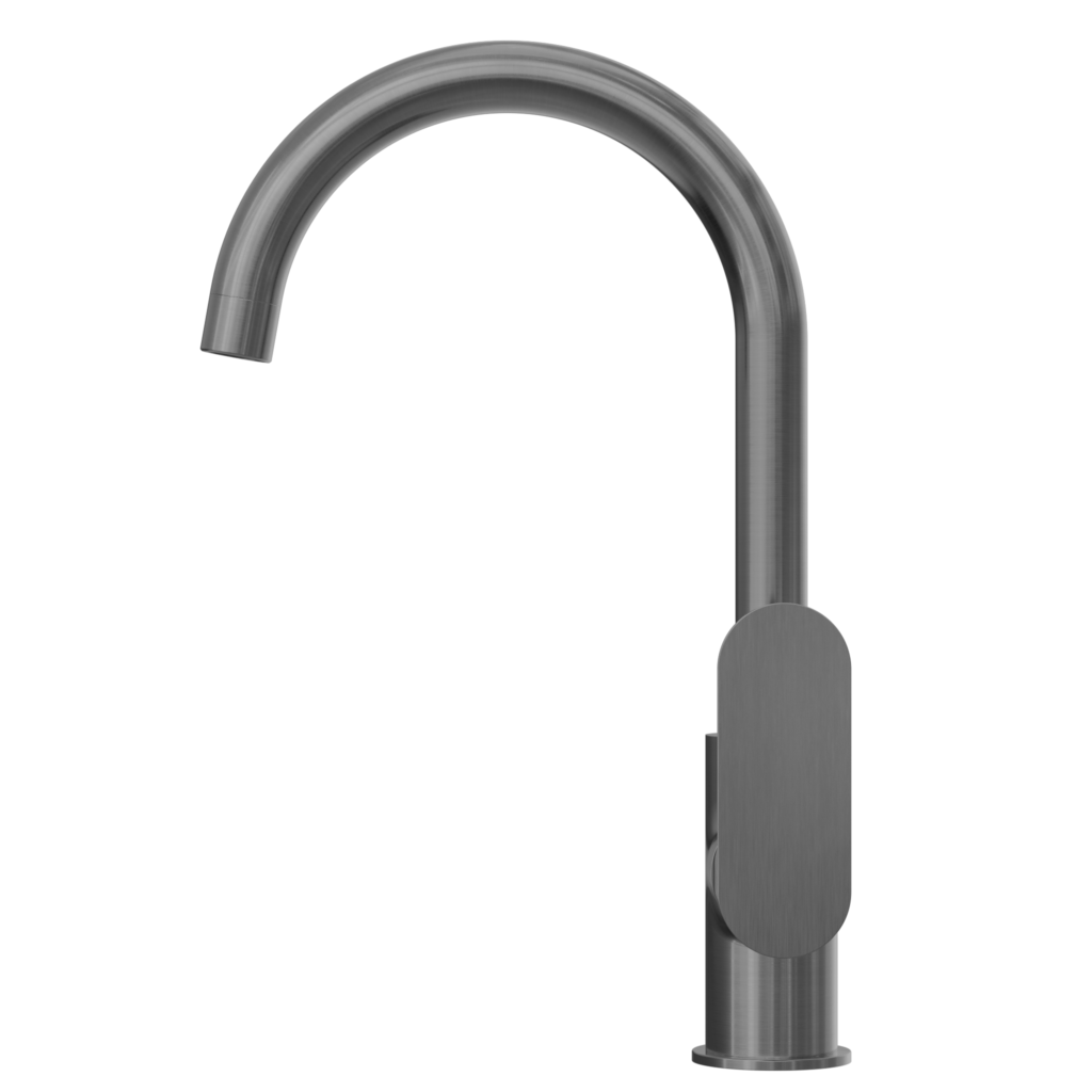 NERO ECCO KITCHEN MIXER 340MM GUN METAL