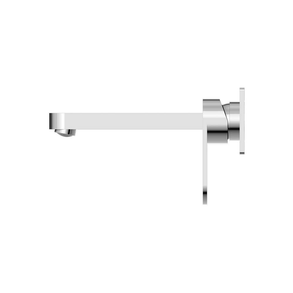 NERO ECCO WALL BASIN/BATH MIXER 206MM CHROME