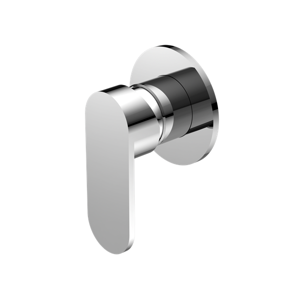 NERO ECCO SHOWER MIXER ROUND PLATE CHROME
