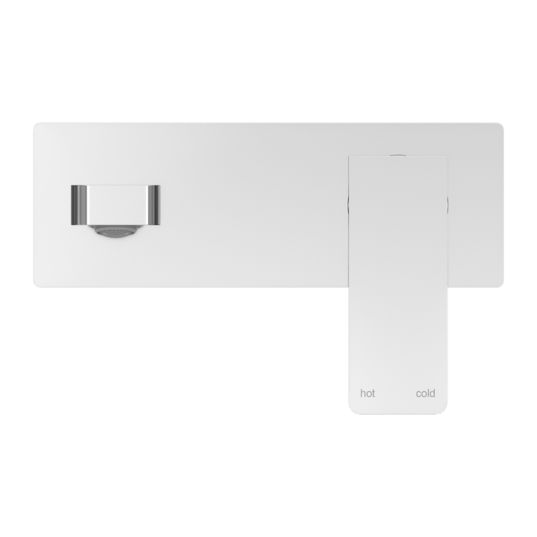 NERO CELIA WALL BASIN/BATH MIXER 204MM CHROME