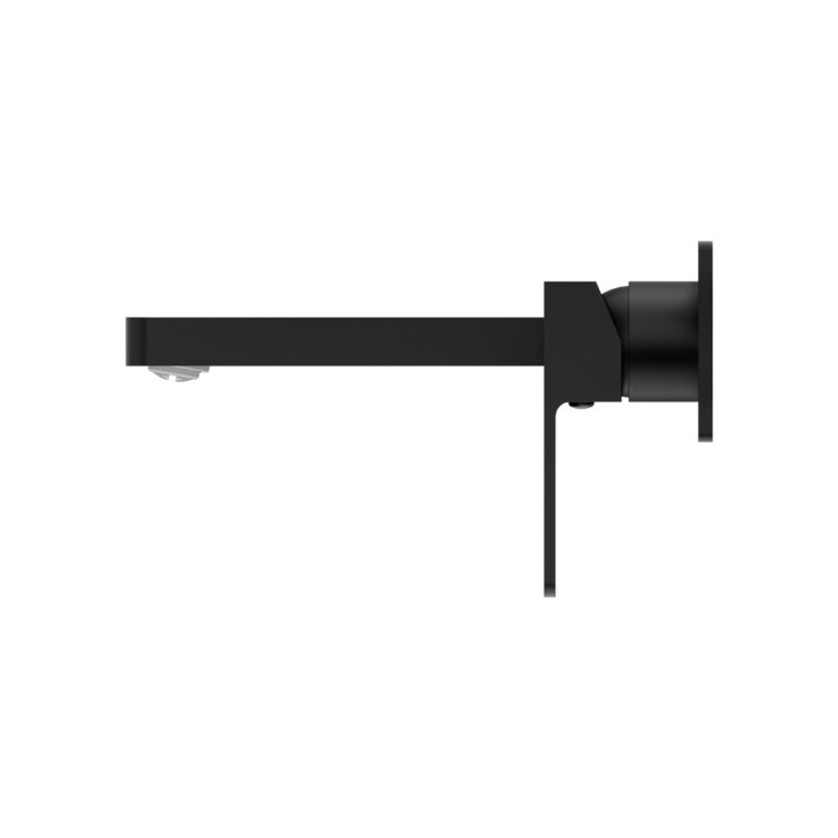 NERO CELIA WALL BASIN/BATH MIXER 204MM MATTE BLACK