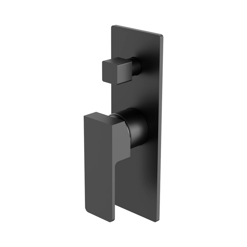 NERO CELIA SHOWER MIXER WITH DIVERTER MATTE BLACK