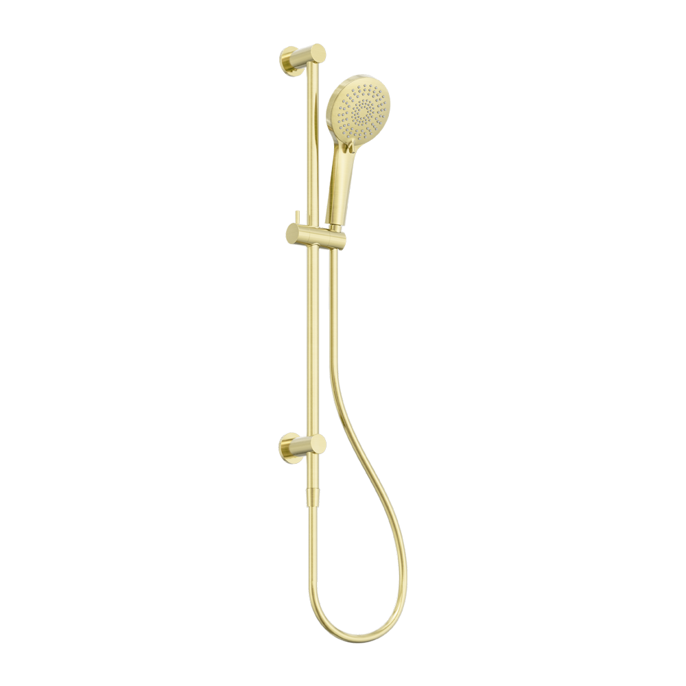 NERO 3 FUNCTION SHOWER RAIL BRUSHED GOLD