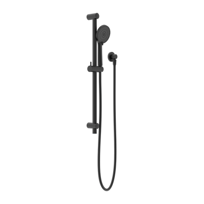 NERO ROUND METAL PROJECT SHOWER RAIL 692MM MATTE BLACK