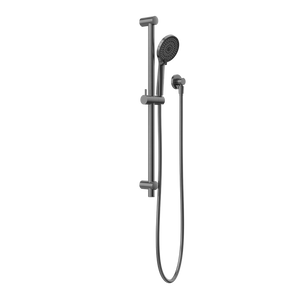 NERO ROUND METAL PROJECT SHOWER RAIL 692MM GUN METAL