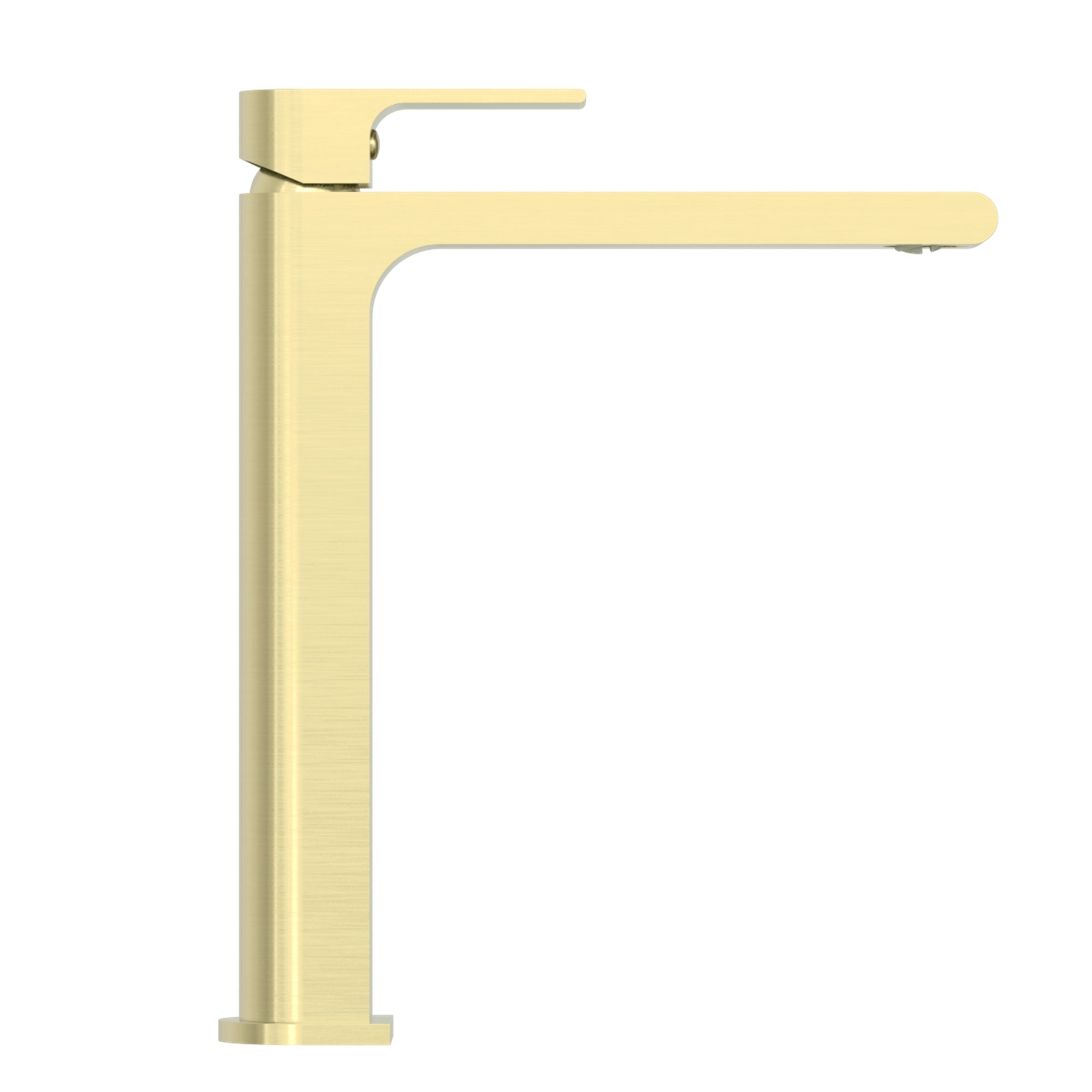 NERO BIANCA TALL BASIN MIXER 274MM BRUSHED GOLD