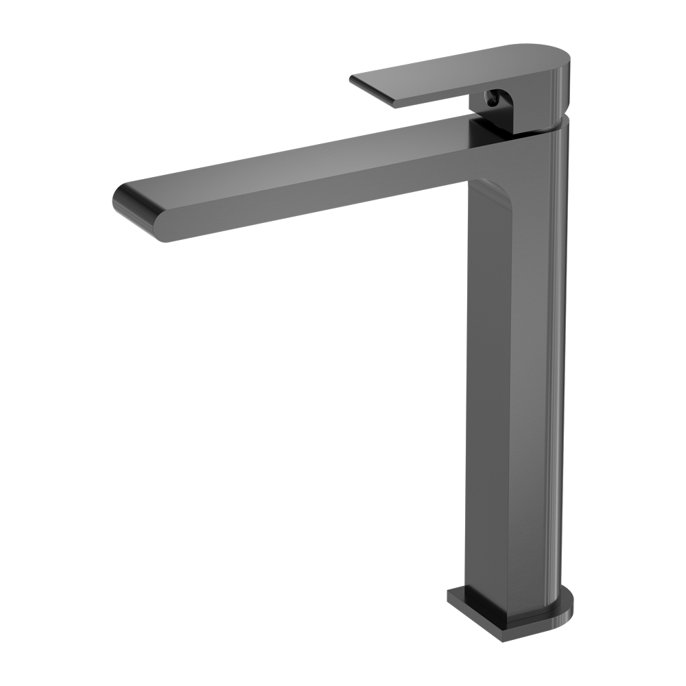 NERO BIANCA TALL BASIN MIXER 274MM GUN METAL