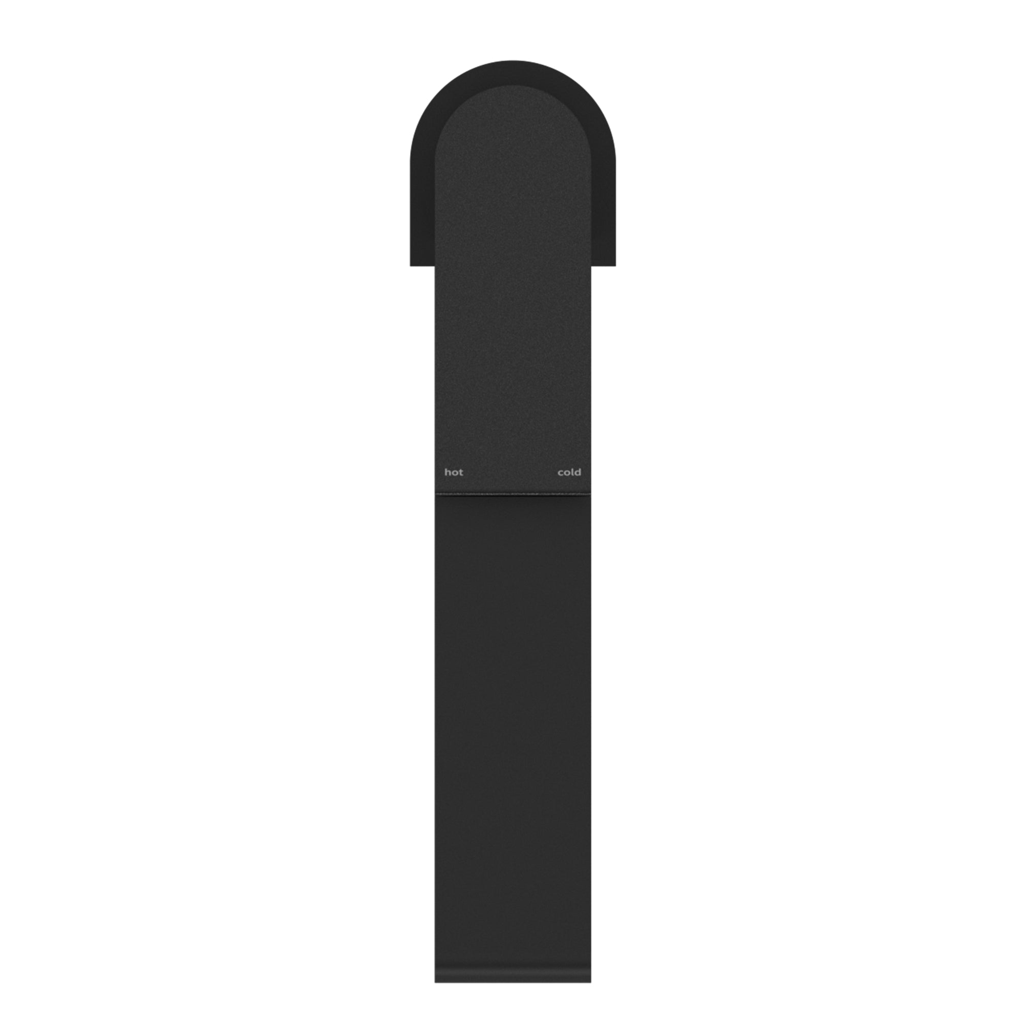 NERO BIANCA TALL BASIN MIXER 274MM MATTE BLACK