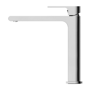 NERO BIANCA MID TALL BASIN MIXER 232MM CHROME