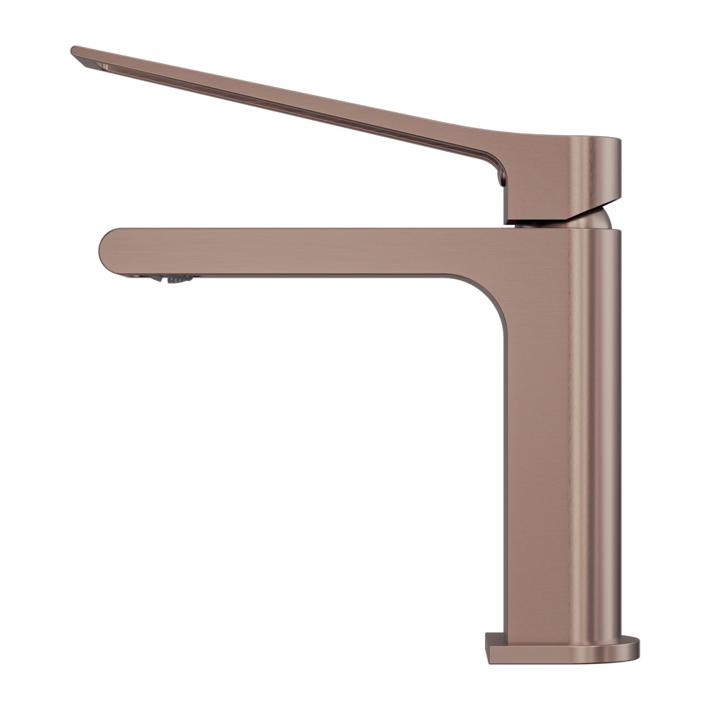 NERO BIANCA CARE BASIN MIXER 198MM BRUSHED BRONZE