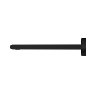 NERO BIANCA WALL BASIN/ BATH SPOUT 240MM MATTE BLACK