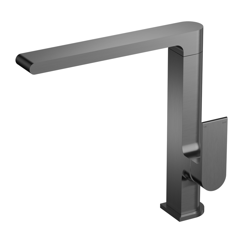 NERO BIANCA KITCHEN MIXER 263MM GUN METAL