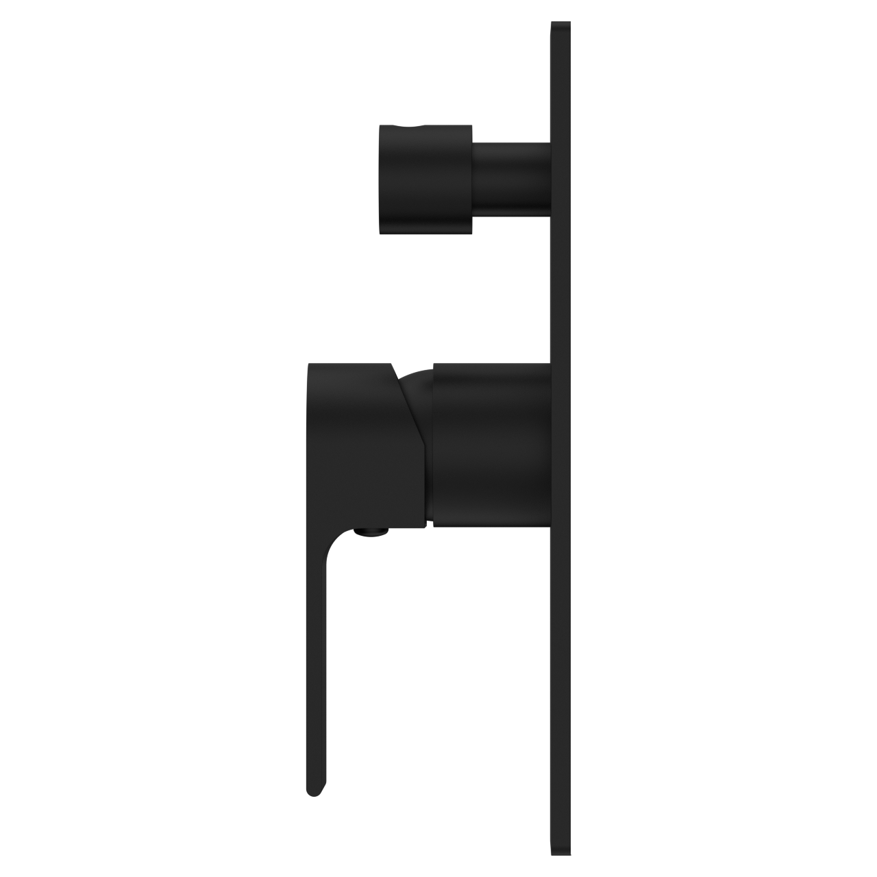 NERO BIANCA SHOWER MIXER DIVERTER MATTE BLACK
