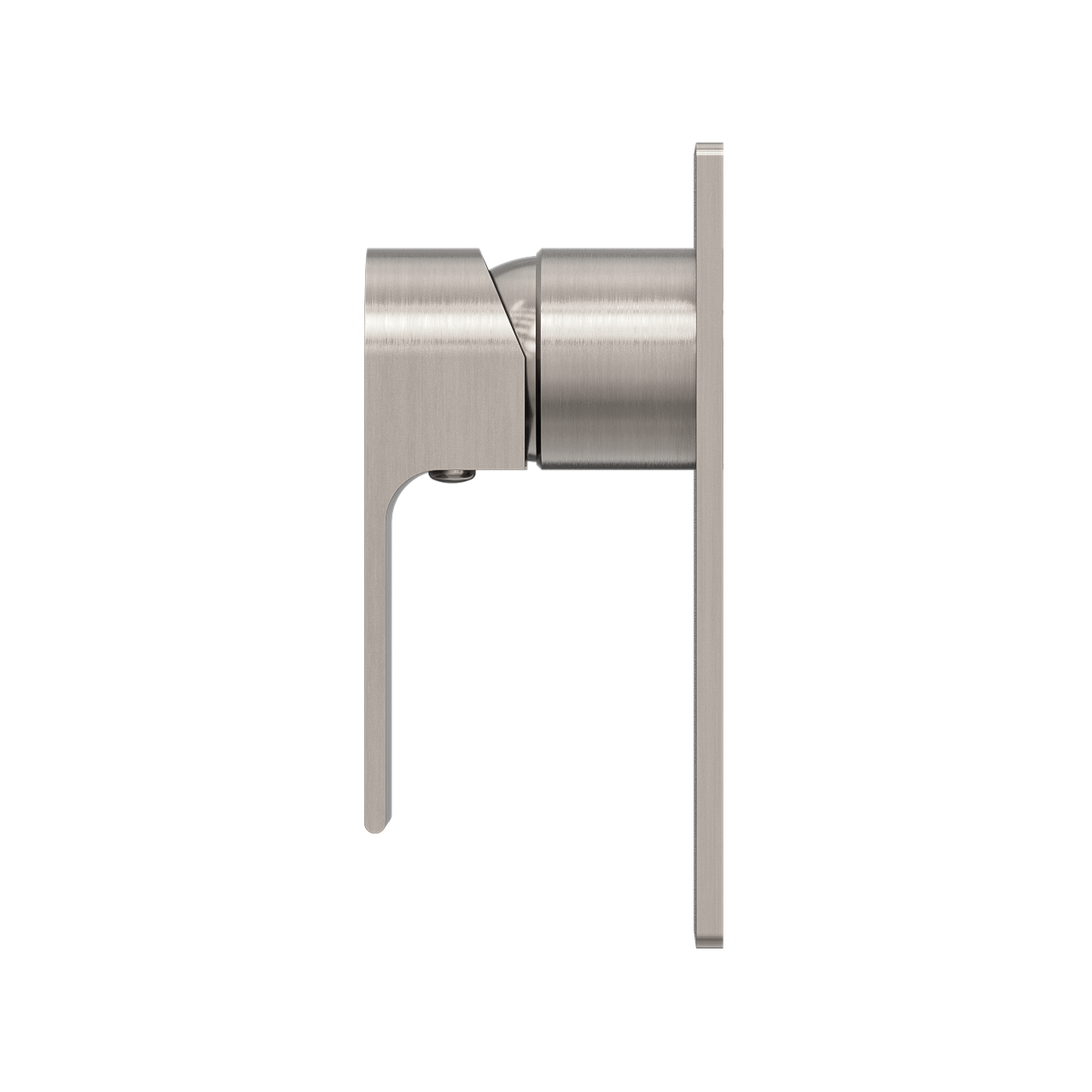 NERO BIANCA SHOWER MIXER 150MM BRUSHED NICKEL