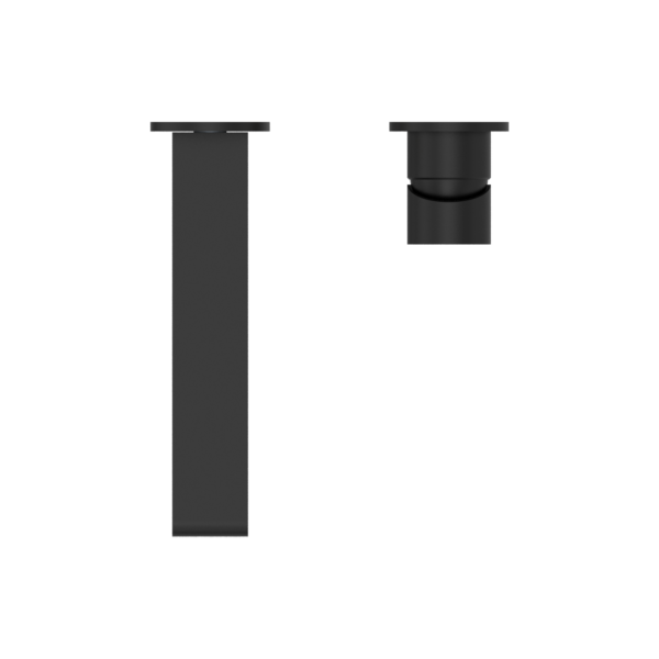 NERO BIANCA WALL BASIN/ BATH MIXER SEPARATE BACK PLATE MATTE BLACK (AVAILABLE IN 187MM AND 230MM)