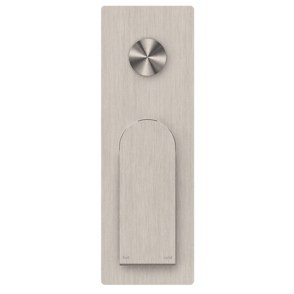NERO BIANCA SHOWER MIXER DIVERTER BRUSHED NICKEL