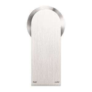 NERO BIANCA SHOWER MIXER PLATE BRUSHED NICKEL