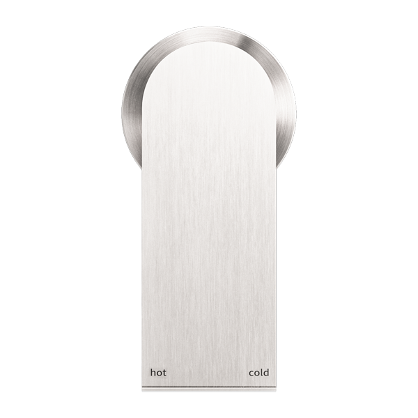 NERO BIANCA SHOWER MIXER PLATE BRUSHED NICKEL