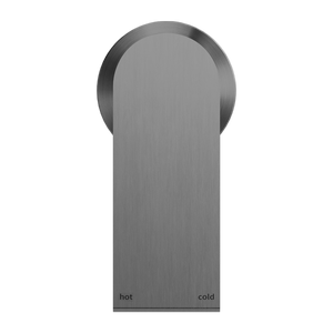 NERO BIANCA SHOWER MIXER PLATE GUN METAL
