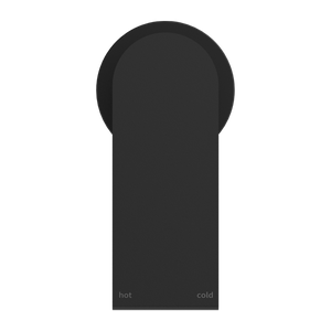 NERO BIANCA SHOWER MIXER PLATE MATTE BLACK