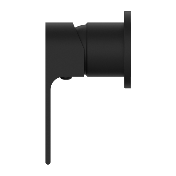 NERO BIANCA SHOWER MIXER PLATE MATTE BLACK