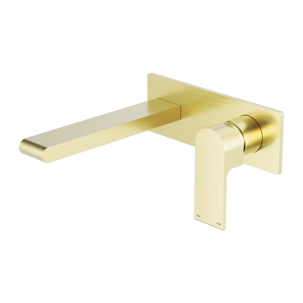 NERO BIANCA WALL BASIN/ BATH MIXER BRUSHED GOLD (AVAILABLE IN 187MM AND 230MM)