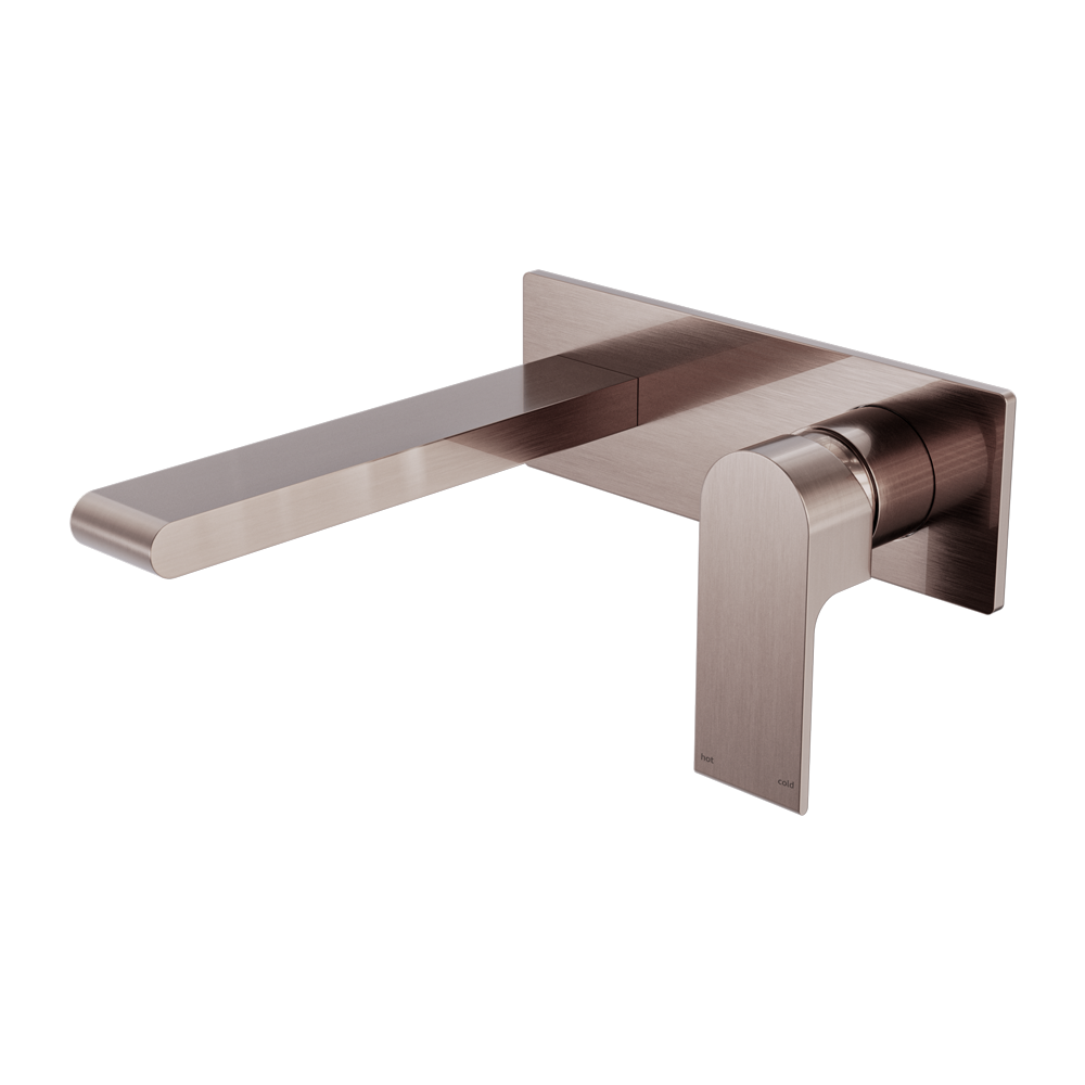 NERO BIANCA WALL BASIN/BATH MIXER BRUSHED BRONZE (AVAILABLE IN 187MM AND 230MM)