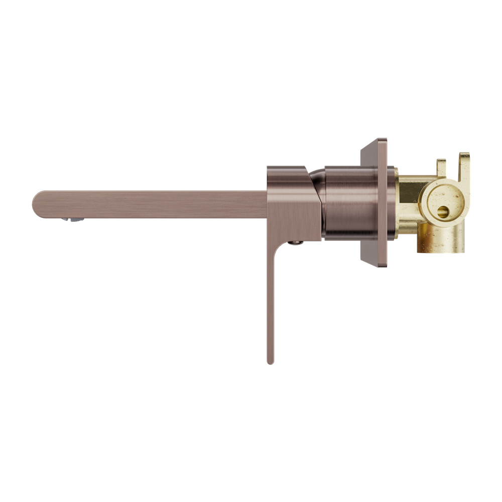 NERO BIANCA WALL BASIN/BATH MIXER BRUSHED BRONZE (AVAILABLE IN 187MM AND 230MM)