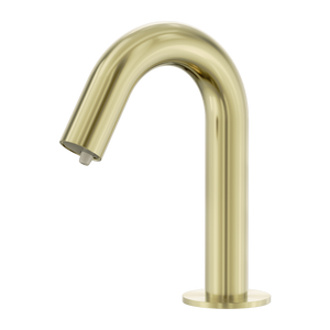 NERO MECCA HOB MOUNTED SENSOR SOAP DISPENSOR 144MM BRUSHED GOLD