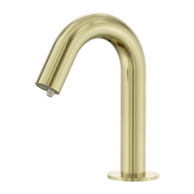 NERO MECCA HOB MOUNTED SENSOR SOAP DISPENSOR 144MM BRUSHED GOLD