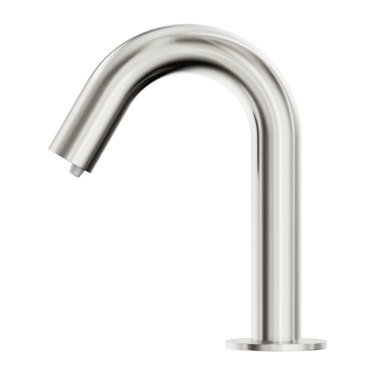 NERO MECCA HOB MOUNTED SENSOR SOAP DISPENSOR 144MM BRUSHED NICKEL