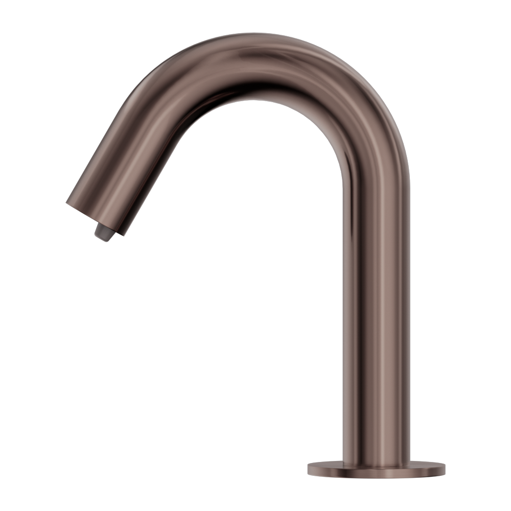 NERO MECCA HOB MOUNTED SENSOR SOAP DISPENSOR 144MM BRUSHED BRONZE