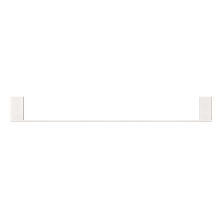 NERO CELIA NON-HEATED SINGLE TOWEL RAIL BRUSHED NICKEL (AVAILABLE IN 600MM AND 800MM)