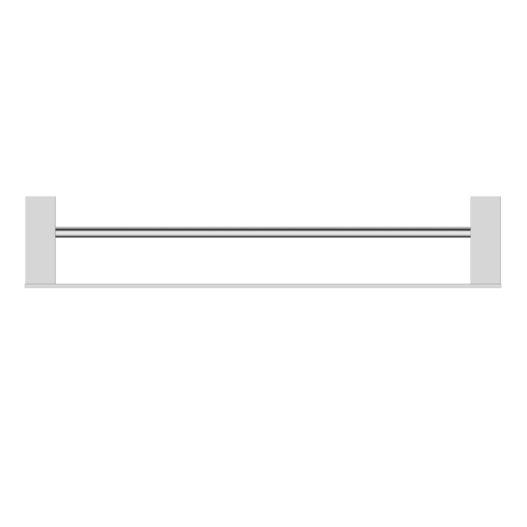 NERO CELIA NON-HEATED DOUBLE TOWEL RAILS CHROME (AVAILABLE IN 600MM AND 800MM)