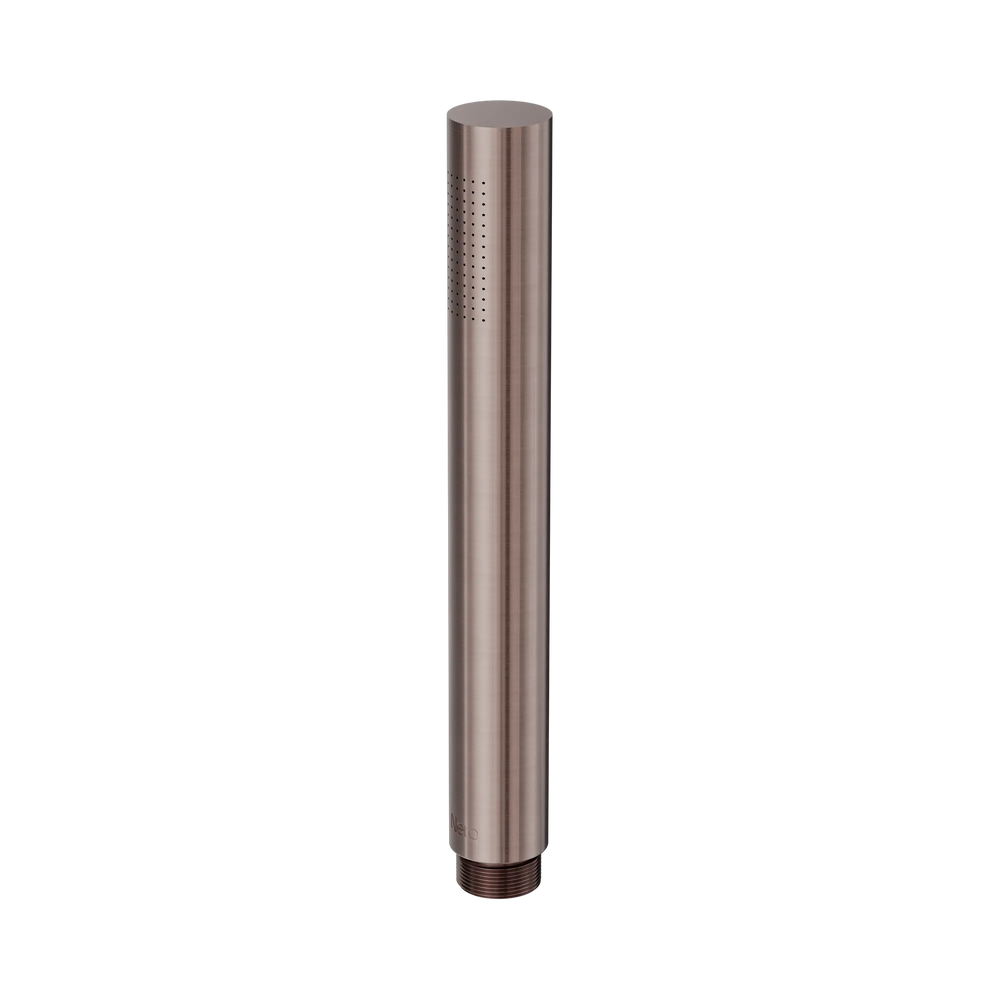 NERO SERENITY ROUND TUBE METAL HAND SHOWER 192MM BRUSHED BRONZE