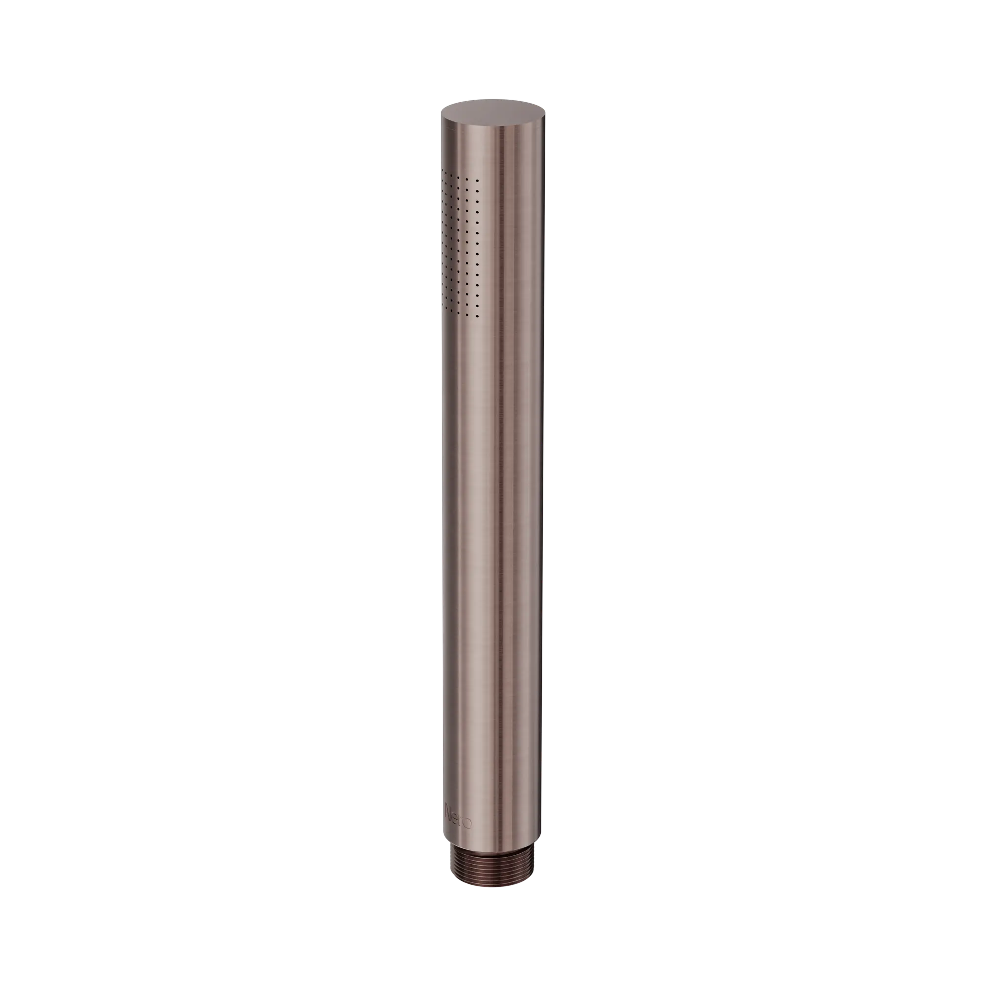 NERO SERENITY ROUND TUBE METAL HAND SHOWER 192MM BRUSHED BRONZE