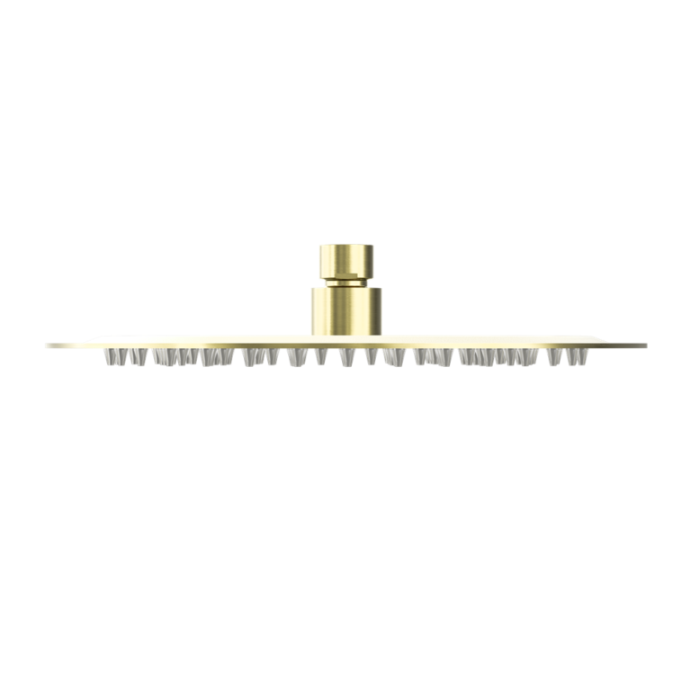 NERO ROUND SHOWER HEAD 250MM BRUSHED GOLD