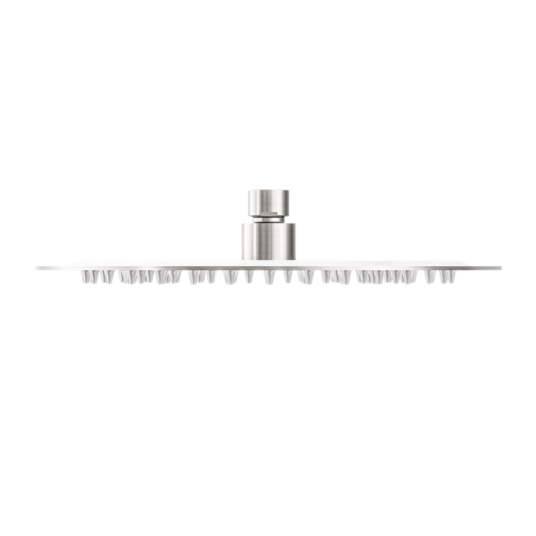 NERO ROUND SHOWER HEAD 250MM BRUSHED NICKEL