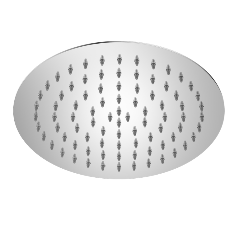 NERO ROUND SHOWER HEAD 250MM CHROME