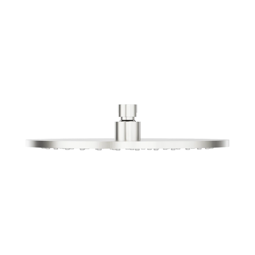 NERO 250MM ROUND METAL SHOWER HEAD II BRUSHED NICKEL image 3