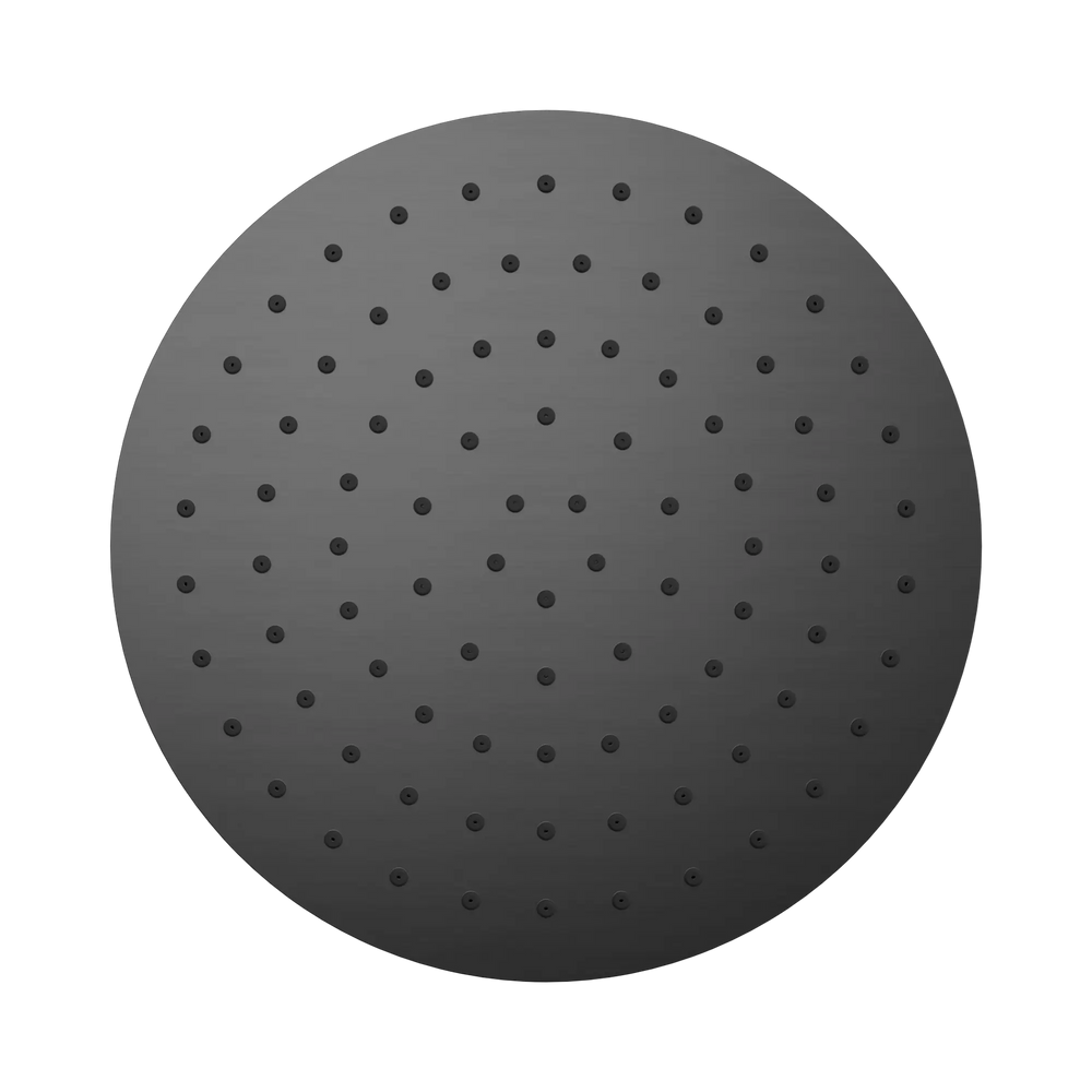 NERO 250MM ROUND METAL SHOWER HEAD II GUN METAL image 2