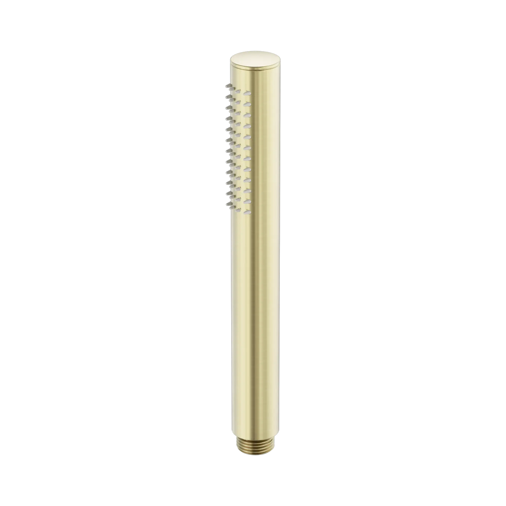 NERO ROUND METAL TUBE HAND SHOWER 226MM BRUSHED GOLD