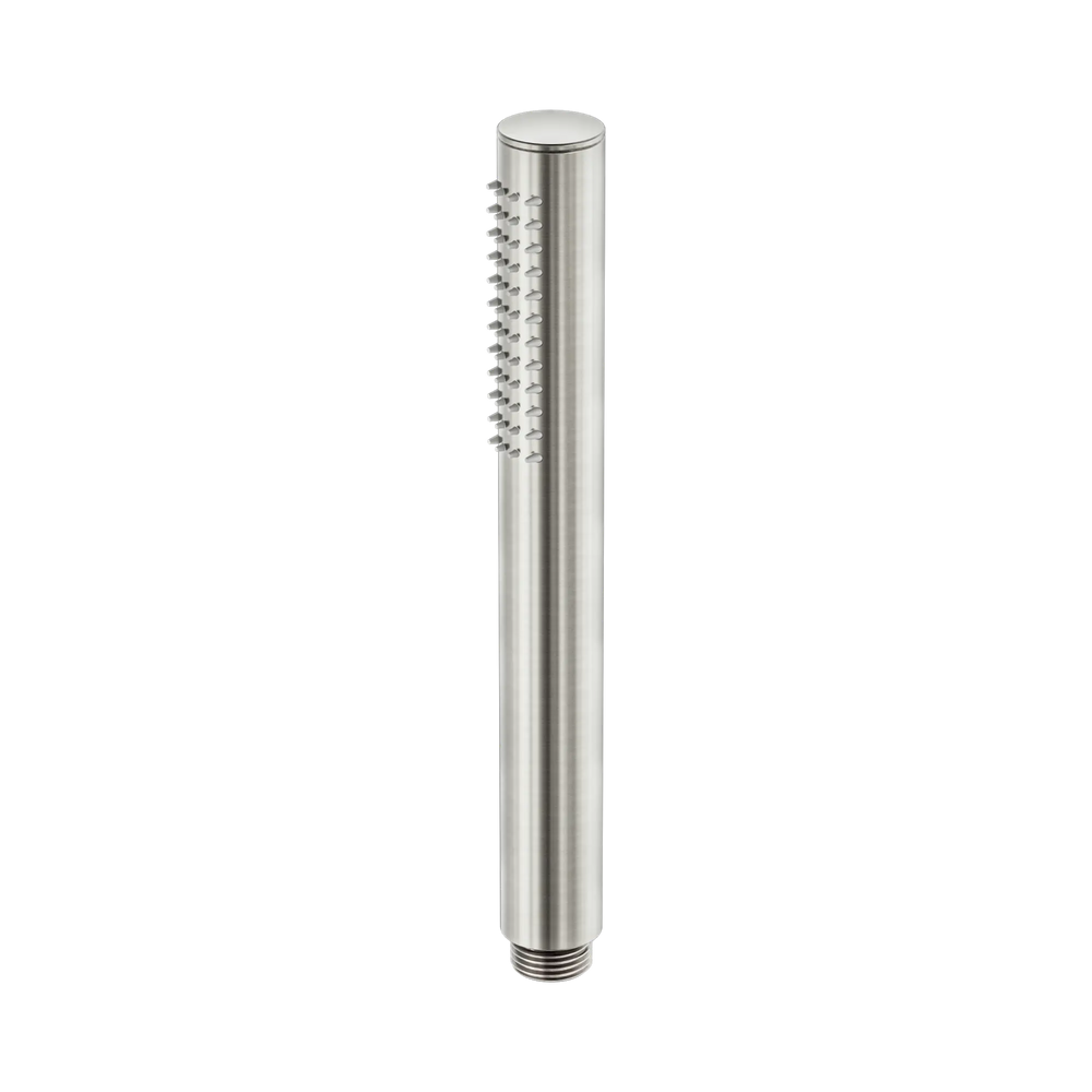 NERO ROUND METAL TUBE HAND SHOWER 226MM BRUSHED NICKEL