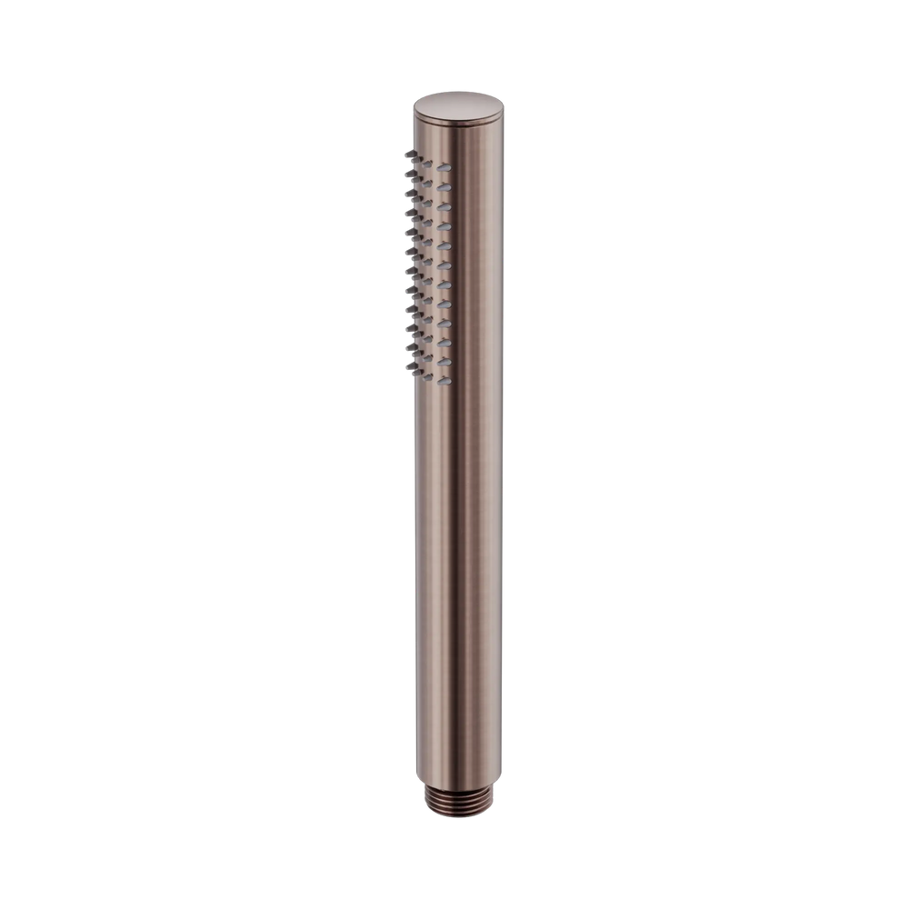 NERO ROUND METAL TUBE HAND SHOWER 226MM BRUSHED BRONZE