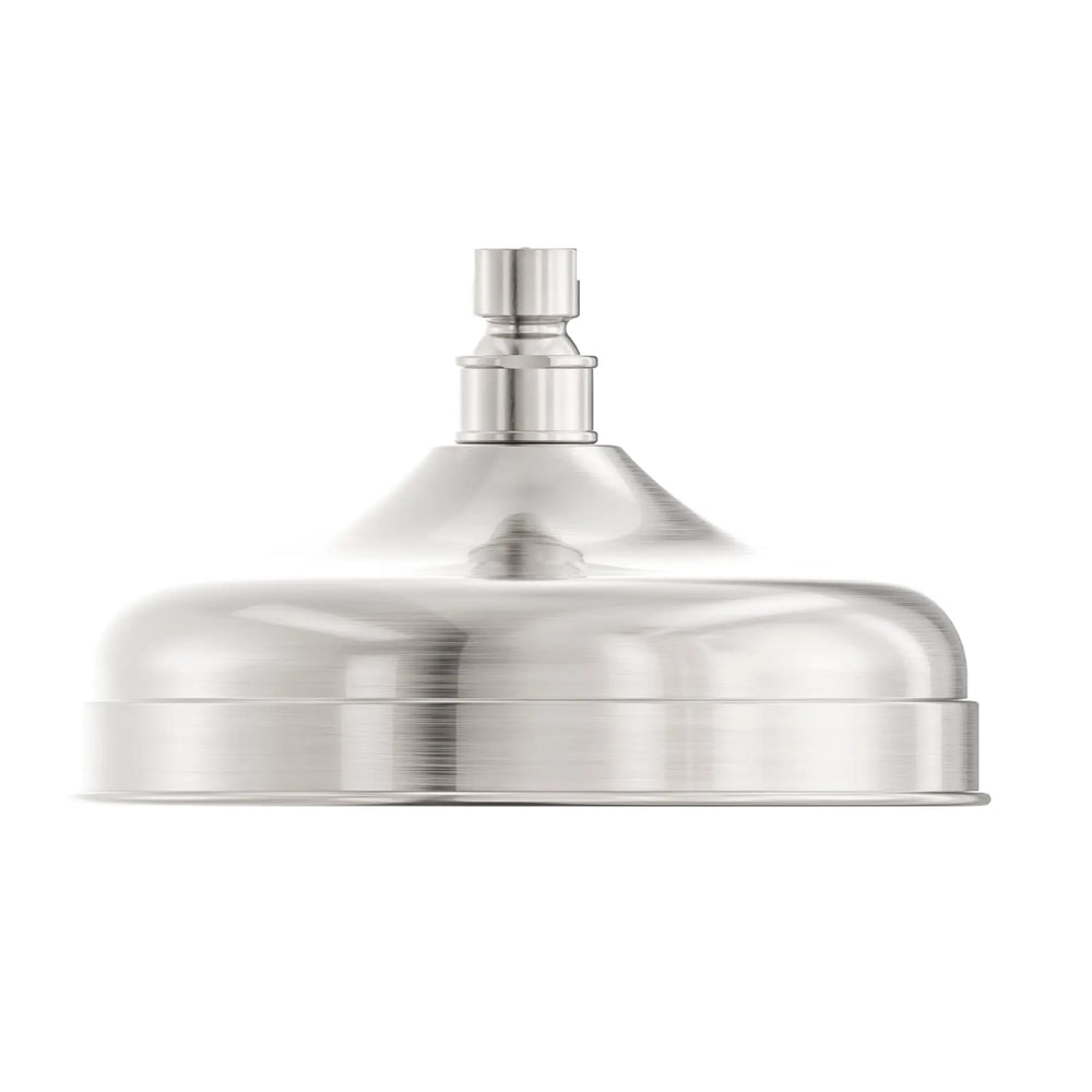 NERO YORK SHOWER HEAD 200MM BRUSHED NICKEL