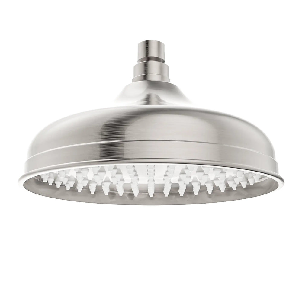 NERO YORK SHOWER HEAD 200MM BRUSHED NICKEL