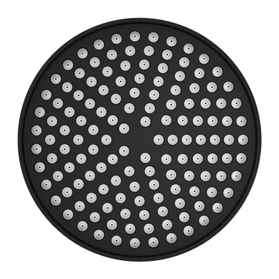 NERO YORK SHOWER HEAD 200MM MATTE BLACK