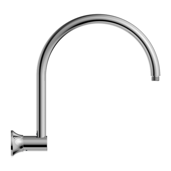 NERO YORK SHOWER ARM 346MM CHROME