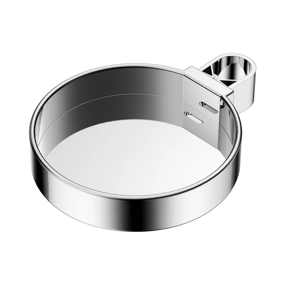NERO RAIL SHOWER SOAP DISH FOR 22MM SHOWER BAR CHROME 142MM
