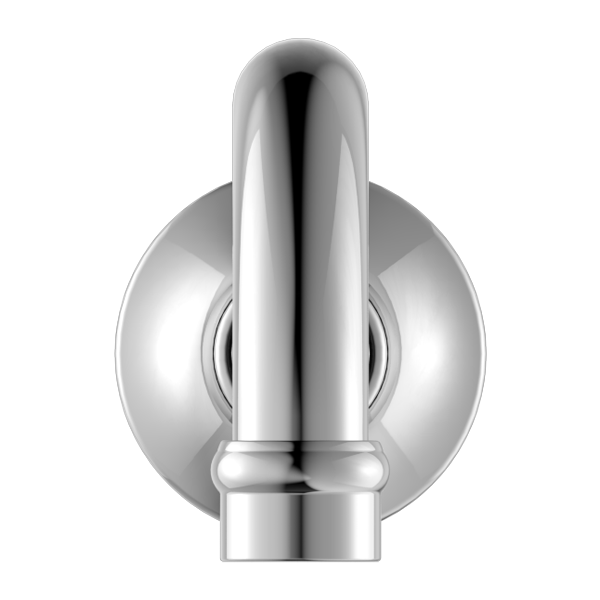 NERO YORK WALL BASIN / BATH SPOUT 205MM CHROME